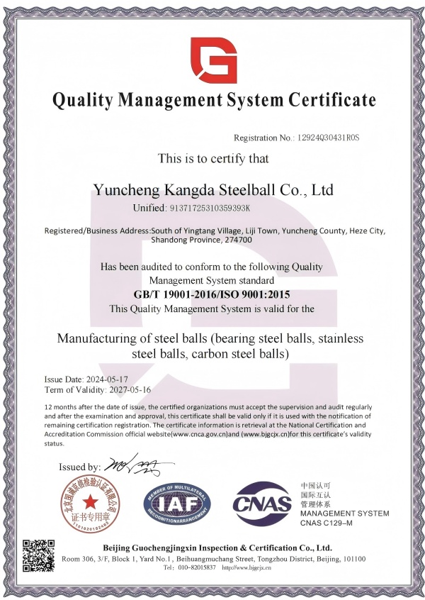 ISO9001 sertifitseeritud Condar Factory toodab ROHSi ja jõuavad testitud teraspallidele, tere tulemast osta!